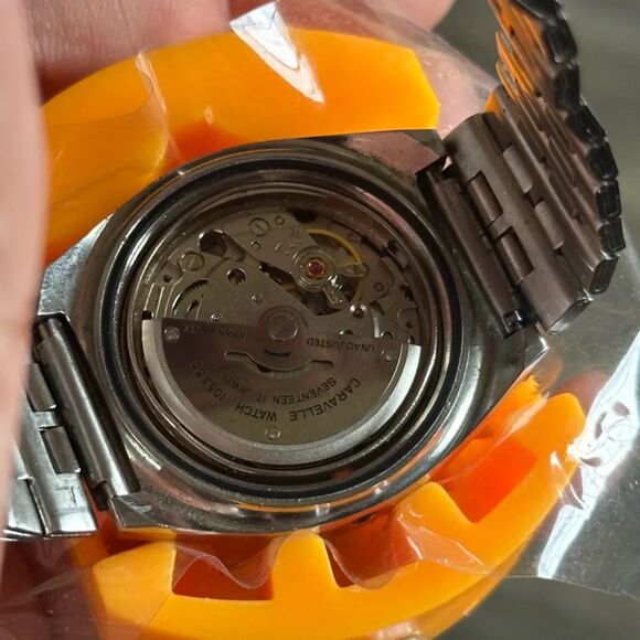 Vintage Caravelle By Bulova Set-o-matic Automatic Divers Watch 666FT Dual Day - Picture 8 of 8